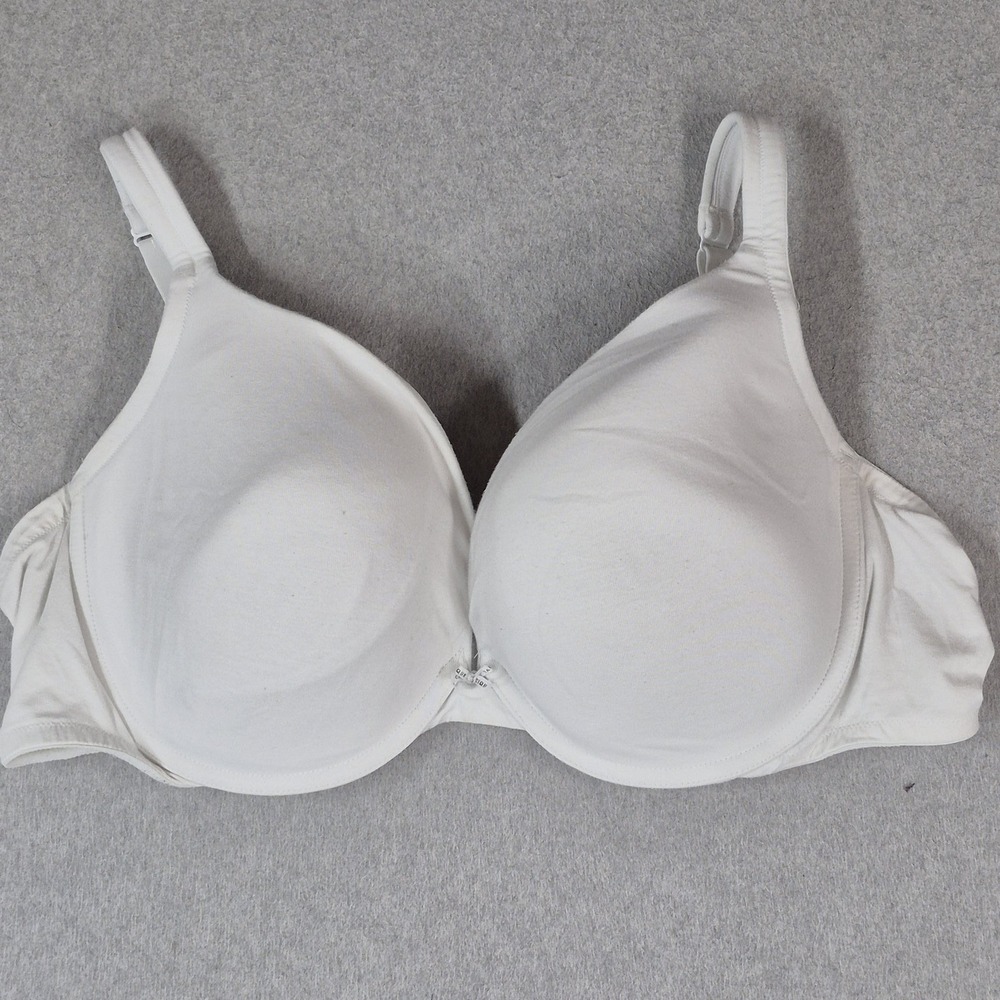 Cacique Women Bra 50D White Boost Plunge Underwired Strap